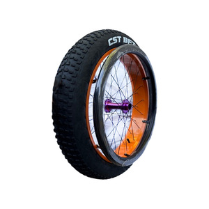 Wheelchair Tires 26 Inch Black PVC Beach Chair <b>Wheel</b> Replacement For Outdoor Use - Product Image 4