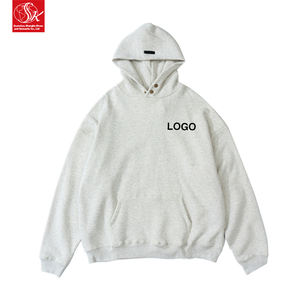 SK 380G 하이 스트리트 오버오버 오버 후드 스웻셔츠 남여 공용 미국 트렌디 겨울 아우터 사용자 정의 로고 포켓 디자인 - Product Image 3