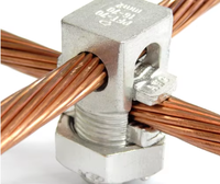 Abrazadera de Puesta a Tierra Eléctrica YY SBC, Conector de Perno Dividido de Latón con Espiga para Protección contra Rayos, Precio de Fábrica
