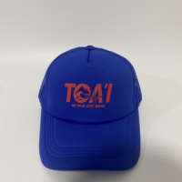 Casquette de baseball vierge en mousse, style trucker, 5 panneaux, dos en maille, visière courbée, calotte haute, fermeture snapback, personnalisable, promotionnelle, Gorras