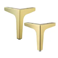 Pieds de meubles en métal de luxe, robustes, dorés, 10/13/15/17 cm, pour canapé, table, chaise, bureau - Fabriqué en Chine