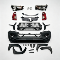 Kits de conversion Xiatian 4x4 pour Toyota Hilux Revo 2015-2022, mise à niveau vers GR Sport 2023 2024, kit carrosserie, pare-chocs, feux