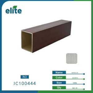 Pannello in PVC effetto legno Elite Square 40x50mm 2.95m, tipo Tech Rosewood per costruzioni - Product Image 1