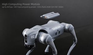 For Go2-W Ent-Plus / Ent-U2 100% Authentic Quadruped Robot Dog Dual 1080P Cameras 4G Searchlight 100 TOPS Computing LiDAR - Product Image 4