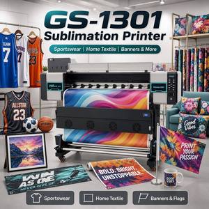 1.3m Sublimation Printer Heat Transfer Roll to Roll XP600 I3200 T-Shirt Jersey Polyester Fabric Digital <b>Printing</b> <b>Machine</b> - Product Image 3