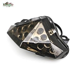 KOLMIO-LAM Fit ForKawasaki Er6N Er6F <span class=keywords><strong>Ninja</strong></span> <span class=keywords><strong>650</strong></span> Ex650 <span class=keywords><strong>2012</strong></span> -2016 Signal de direction de frein Lumière LED intégrée Feu arrière 2014 - Product Image 2