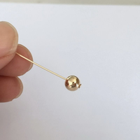 Épingles à oreilles plates sans décoloration pour la fabrication de bijoux DIY, accessoires de boucles d'oreilles en or rempli