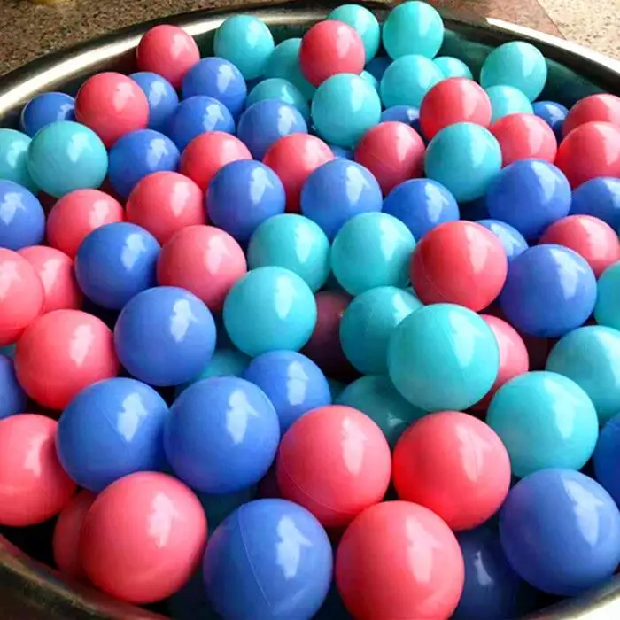 Пластиковый детский бассейн-мяч 60 мм смешанные цвета