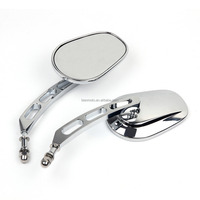 Rétroviseur latéral de moto 8 mm pour Harley Road King Touring XL 883 Sportster Fatboy Dyna FXDF FLSTF Softail Springer
