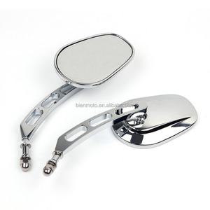 Rétroviseur latéral de moto 8 mm pour Harley Road King Touring XL 883 Sportster <span class=keywords><strong>Fatboy</strong></span> Dyna FXDF FLSTF Softail Springer - Product Image 6