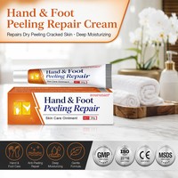 Crème réparatrice pour les mains et les pieds Zourunan 20g, beurre de karité, urée, vitamine E, aloe vera, glycérine, soin externe de la peau, vente en gros OEM