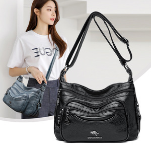 New High Quality Women Messenger Bags for Women Pu Leather Handbags Crossbody Bags Ladies Designer Shoulder Bags <b>Tote</b> Top-handle - Product Image 1