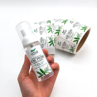 Personnalisation Usine Luxe Étanche Auto-Adhésif pour Parfums Cosmétiques Logo Étiquettes Bouteilles Vinyle Dorure à Chaud Autocollants