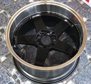 ล้ออัลลอยด์อะลูมิเนียมแบบฟอร์จใหม่สั่งทำพิเศษ ขนาด 18 นิ้ว 10/5 รู 5x120/5x114.3 25 มม. 30 มม. 100 มม. สำหรับ E46/E90/M3/F80/F82/F82 <span class=keywords><strong>Te37</strong></span> สีดำ - Product Image 4