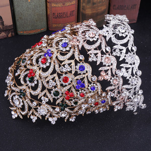 ขายร้อนLuxuryดอกไม้เจ้าหญิงมงกุฎเจ้าสาวประกวดมงกุฎTiaras Rhinestonesมงกุฎสำหรับงานแต่งงานเครื่องประดับZGH1202 - Product Image 1