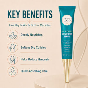 ODM/OEM Restaura el Brillo, Suaviza las Cutículas Secas, Fortalece las Uñas, Aceite de Jojoba de Absorción Rápida y Ligero, Sérum Acondicionador de Cutículas - Product Image 1