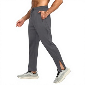 Pantalones Deportivos para Hombre al por Mayor, con Logotipo Personalizado OEM, para Entrenamiento, Running y Ejercicio, con Diseño Ergonómico y Cremalleras en los Tobillos - Product Image 1
