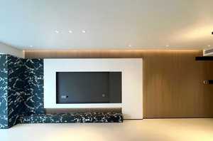 <span class=keywords><strong>Meuble</strong></span> <span class=keywords><strong>TV</strong></span> moderne et minimaliste personnalisable avec rangement intégré, armoire murale de salon adaptable - Product Image 6