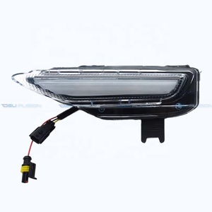 Para Infiniti Q50 V37 Skyline 400r 2014-2017, Lámpara LED Delantera para Parachoques, DRL de 2 Piezas (Intermitentes Secuenciales) - LED de Triple Color - Product Image 5