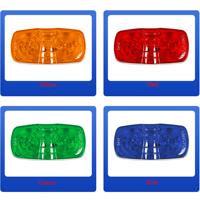 12 LED-Anhänger-Randlichter, Auto-Seitenlichter, LKW-Warnlichter, doppelte runde Randlichter, Anti-Heckkollisionslichter