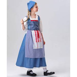 Nuevo Disfraz de Halloween para Niñas, Estilo Medieval, Camarera Francesa, para Cosplay, Representaciones Escénicas - Product Image 4