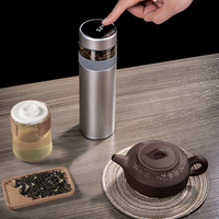 Vente en gros QJT-520-1 professionnel Pop International Bouteille en titane 520ml Smart Cup 18oz Cadeau d'affaires de bureau
