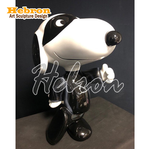ประติมากรรมสโนปปี้รูปสัตว์ทำจากเรซิ่นไฟเบอร์กลาสสำหรับตกแต่งบ้าน - Product Image 2