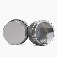 Boîtes en étain noires mates, pièces, Mini capsules de pilules, qualité alimentaire, personnalisées, emballage de boîte en métal, vente en gros