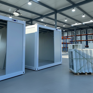 บ้านเคลื่อนที่สำเร็จรูป Global <span class=keywords><strong>Pretty</strong></span> Living House 2 ห้องนอน ขนาด 20 ฟุต สีดำ ขาว เทา ปรับแต่งสีได้ พร้อมล้อเลื่อน - Product Image 1