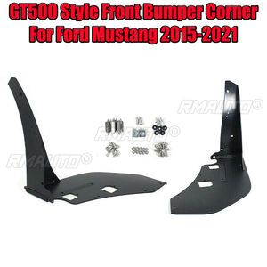 Alerón Delantero para Ford Mustang 2015-2021, Estilo GT500, Modificado con ABS Negro Mate, 2 Piezas - Product Image 4