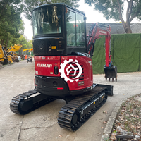 Mini-excavatrice d'occasion, engins de terrassement Yanmar, tracteur Yanmar Vio50 Vio55 Vio40 Vio30 Vio35 Vio17, prix bas