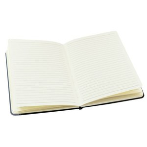 Cuaderno Premium con Cubierta de Cuero Gris y Negro, con Portaplumas, Estilo Ejecutivo, Tamaño A5 - Product Image 2