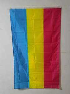 Bandera no binaria del orgullo gay, 100% poliéster, 3x5 pies, con dos arandelas - Product Image 4