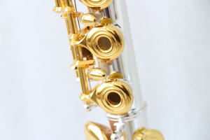 Prata Placa Cupronickel 17 Buracos Abertos Flauta FFL-300SG - Product Image 2