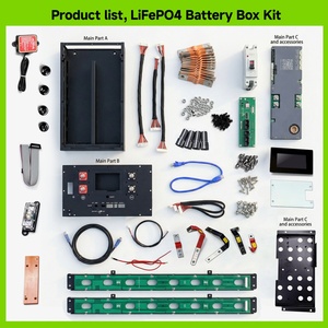ชุดอุปกรณ์ DIY สำหรับแบตเตอรี่ EU Stock 16S48V 51.2V 15Kwh 16kw LiFePO4 กล่องแบตเตอรี่ JK PB2A16S20P พร้อมหน้าจอสัมผัส LCD ขนาด 4.3 นิ้ว กล่องโลหะ - Product Image 5