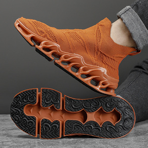 <span class=keywords><strong>Zapatos</strong></span> <span class=keywords><strong>de</strong></span> hoja para hombre <span class=keywords><strong>de</strong></span> <span class=keywords><strong>talla</strong></span> grande 39-46, calcetines <span class=keywords><strong>de</strong></span> alta elasticidad, forro <span class=keywords><strong>de</strong></span> malla transpirable a la moda, antideslizante para primavera Otoño Invierno - Product Image 2