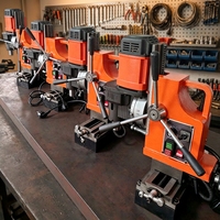 Machine de perçage et de fraisage magnétique compacte FDX30 4/5/6 axes, 1500W pour travaux de structure en acier en haute altitude
