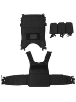 Gilet tactique 1000D Polyester Corps Gilet Tactique Léger Airsoft Gilet Tactique OD Vert avec Système Molle