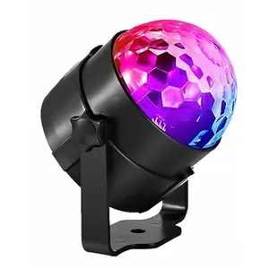 Luzes de palco LED de 360 graus com luz colorida para festas de casamento