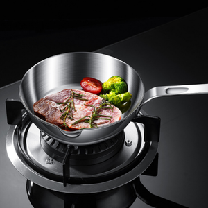 Poêle à frire antiadhésive en acier inoxydable 316, trois couches épaisses, non revêtue, <span class=keywords><strong>pour</strong></span> la <span class=keywords><strong>cuisine</strong></span> domestique, la préparation <span class=keywords><strong>de</strong></span> nourriture <span class=keywords><strong>pour</strong></span> bébés, les œufs, <span class=keywords><strong>ustensiles</strong></span> <span class=keywords><strong>de</strong></span> <span class=keywords><strong>cuisine</strong></span> - Product Image 3