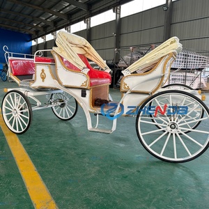 Nuevo Carro de Caballos Azul Personalizado con Remolque, Carro de Caballos Chino Económico de Alta Calidad para Turismo - Product Image 3