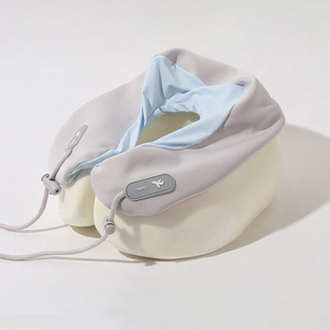 EVA kutusu ile bellek köpük boyun yastık taşınabilir katlanır renkli soğutma yastığı - Product Image 4