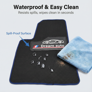 Juego de Alfombrillas Universales para Auto de 5 Piezas, Antideslizantes e Impermeables para Todas las Estaciones, Suministro Directo de Fábrica, 6.5mm de Grosor, Modelo 2026 - Product Image 3