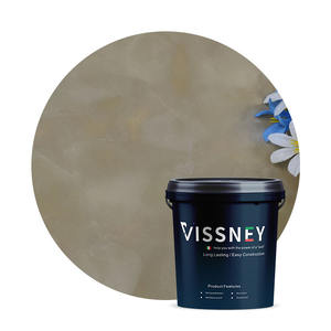 Vissney Matte Metallic Glitter <span class=keywords><strong>Peinture</strong></span> murale intérieure Revêtement mural métallique <span class=keywords><strong>Peinture</strong></span> décorative - Product Image 2
