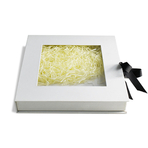 Wholesale Luxury Book Shape Gift <b>Boxes</b> Clear Window Custom Magnetic Ribbon White Closure for Nail Polish Oil Luxury White - Product Image 6