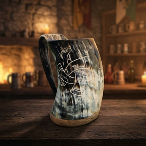Your Logo Engraved B.S. International NAFD671 American Style Moscow Mule Viking Horn <b>Mug</b> Eco-Friendly Camping Low MOQ Ready - Product Image 1