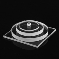 Plaques de verre saphir synthétique de qualité optique de 1 mm avec une transparence élevée pour les fenêtres optiques et les applications industrielles