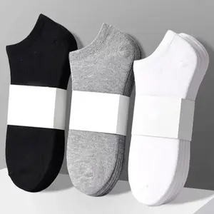 Calcetines tobilleros de corte bajo para hombre, medias transpirables, venta al por mayor