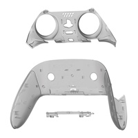 EXtremeRate Gamepad Bottom Top Bande décorative Skin Case Cover Plaque arrière avant Pièces de rechange pour contrôleur PS5 Edge