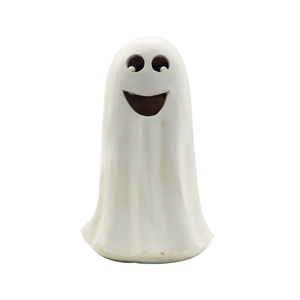 Escultura do jardim do halloween fantasma branco estátua de resina bonito assustador pequeno fantasma assustador figurinhas para casa jardim decoração ao ar livre - Product Image 1